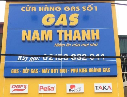 Cửa hàng gas Nam Thanh tại Điện Biên Phủ – 0915 131 344