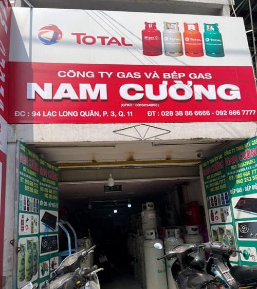 Công ty gas và bếp gas Nam Cường – Q.11, TP. Hồ Chí Minh