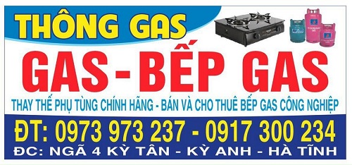 Đại lý Thông Gas tại Hà Tĩnh – 0917 300 234