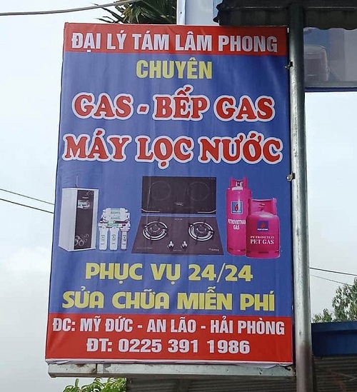 Đại lý gas, sửa bếp gas Lâm Phong tại Hải Phòng – 0225 391 1986