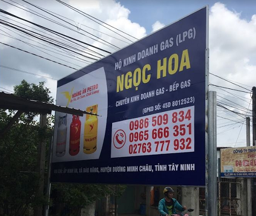 Đại lý gas, bếp gas Ngọc Hoa tại Tây Ninh – 0986 509 834